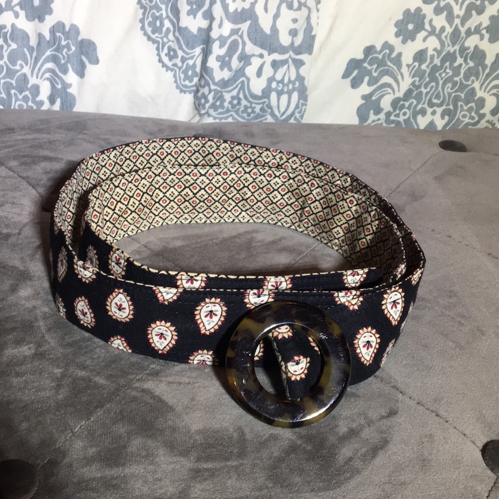 Vera Bradley belt, reversible ribbon belt